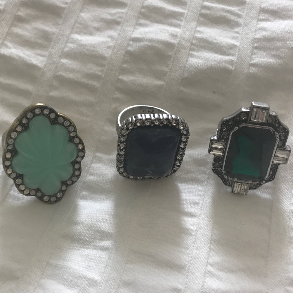 Lot of 3 Chloe and Isabel Statement Rings